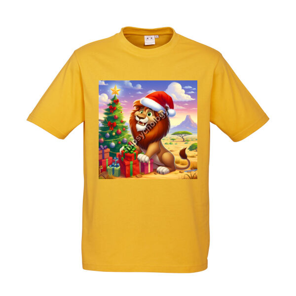 Festive Wilderness -Lion - Biz Collection Mens Ice Tee Thumbnail