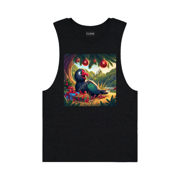 Festive Wilderness - Pukeko  - Cloke Mens Big Air Tank Thumbnail