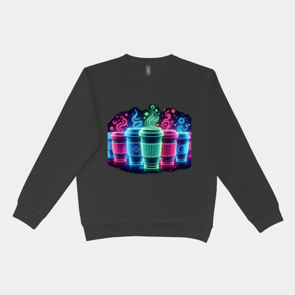 Caffeine Dreams - Urban Collab Mens The Broad Crewneck - Urban Collab Mens The Broad Crewneck Thumbnail