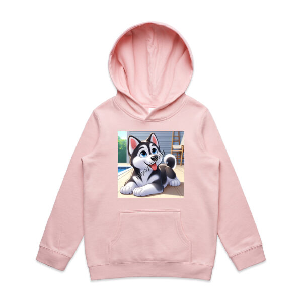 Husky Adventure - AS Colour Kids Supply Hoodie - AS Colour Kids Supply Hoodie Thumbnail