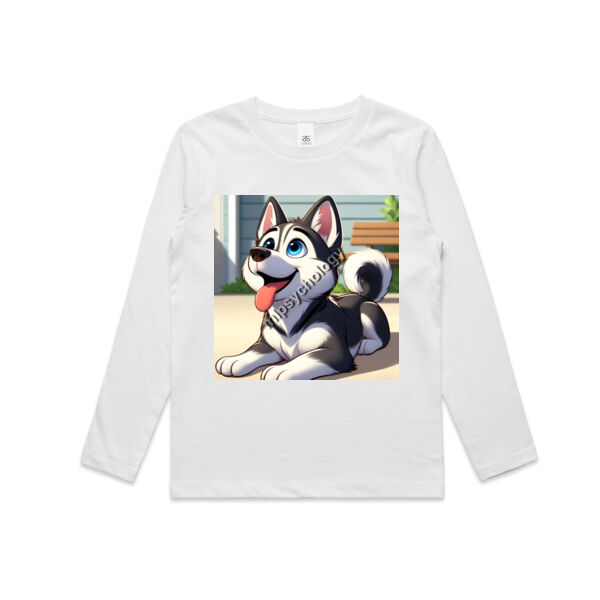 Husky Magic - AS Colour Kids Longsleeve Tee - AS Colour Kids Longsleeve Tee Thumbnail