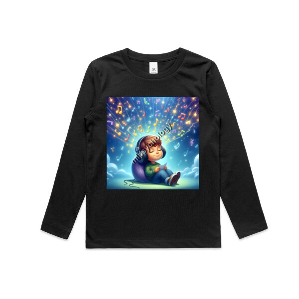 Chillin' with the Beats - AS Colour Kids Longsleeve Tee - AS Colour Kids Longsleeve Tee Thumbnail