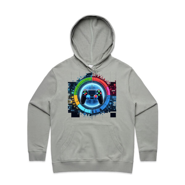 Pixel Peace - AS Colour Womens Supply Hood - AS Colour Womens Premium Hood Thumbnail