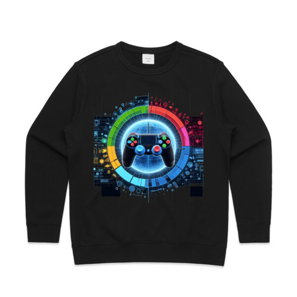 Pixel Peace - AS Colour Womens Supply Crew - AS Colour Womens Premium Crew Thumbnail