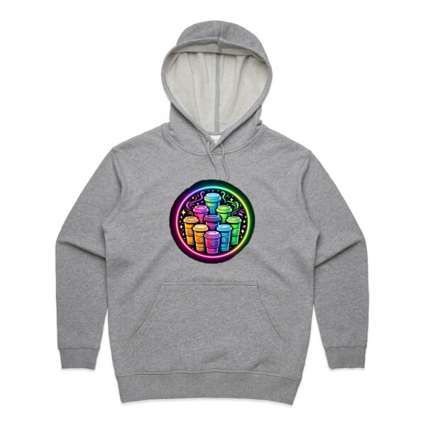 Fueled By Coffee - AS Colour Womens Supply Hood - AS Colour Womens Premium Hood Thumbnail