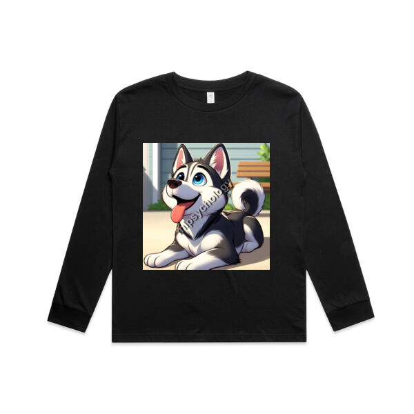 Husky Magic - AS Colour Kids Longsleeve Tee - AS Colour Kids Classic Longsleeve Tee Thumbnail