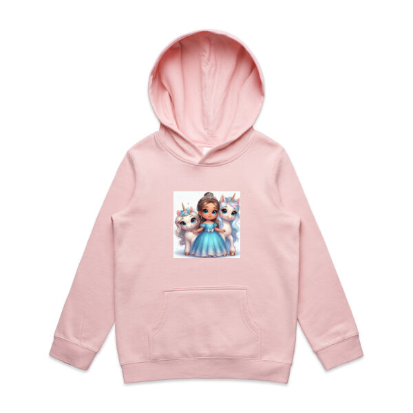 Sparkles and Unicorns - AS Colour Kids Supply Hoodie Thumbnail