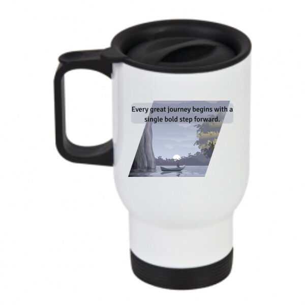 Brave Beginnings: Canoe - Travel Mug Thumbnail