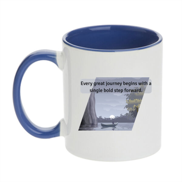 Brave Beginnings: Canoe - Inner Coloured Mug Thumbnail