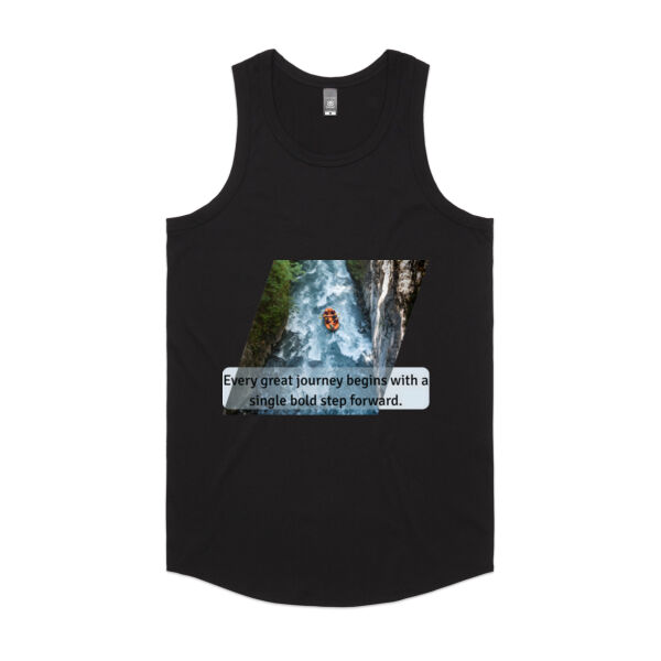 Bold Beginnings: Rafting - Biz Collection Mens Ice Tee - AS Colour Mens Authentic Singlet Thumbnail