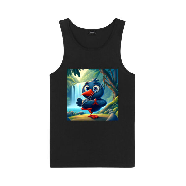 Pukeko Pose Patrol - Cloke Kids Concept Singlet Thumbnail