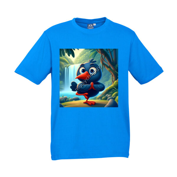 Pukeko Pose Patrol - Biz Collection Kids Ice Tee Thumbnail