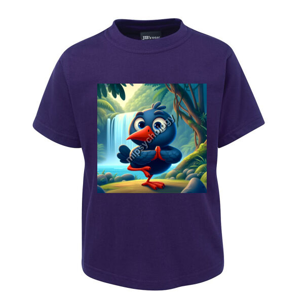 Pukeko Pose Patrol - JB's Kids Tee Thumbnail