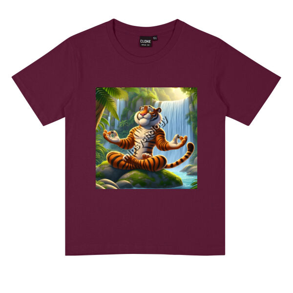 Zen Stripes - Biz Collection Kids Ice Tee - Cloke Kids Outline Tee Thumbnail