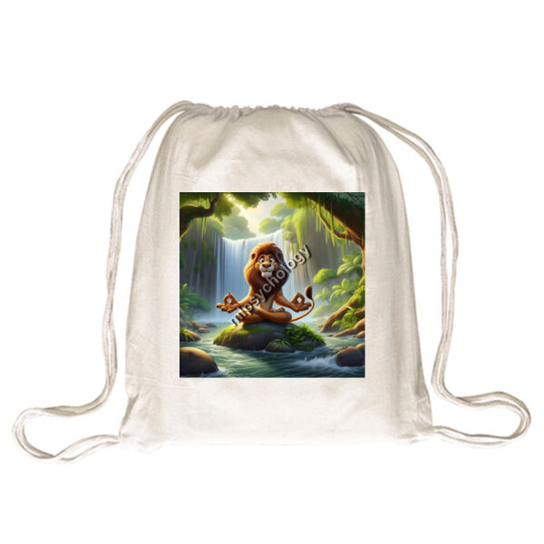 Roar-some Yoga Moves - Tote Bag - Drawstring Backpack Thumbnail