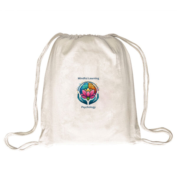 Mindful Learning Psychology - Tote - Drawstring Backpack Thumbnail