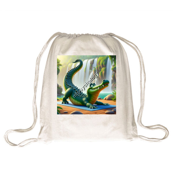 Zen in the Swamp - Drawstring Backpack Thumbnail