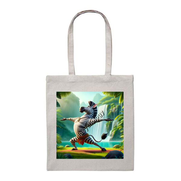 Striped & Centered - Heavy Duty Canvas Tote Bag Thumbnail