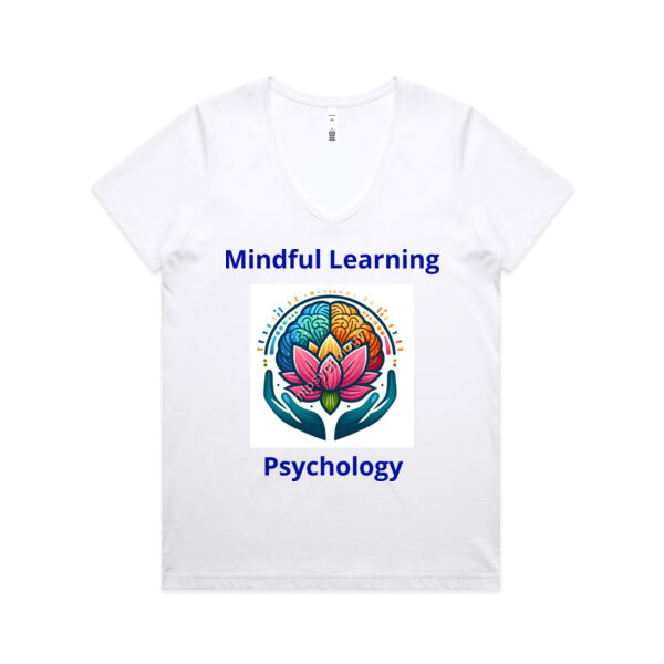 Mindful Learning Psychology - Biz Collection Ladies Ice Tee - Biz Collection Ladies Ice Tee - AS Col - AS Colour Womens Maple V Neck Tee Thumbnail