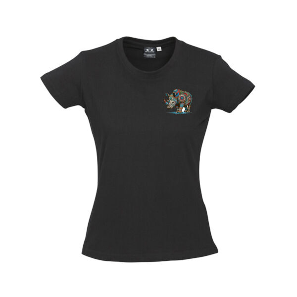 Rhino Mandala - Biz Collection Ladies Ice Tee Thumbnail