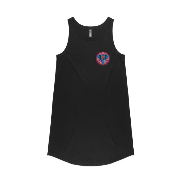 Elephant Mandala - AS Colour Womens Saturday Dress Thumbnail