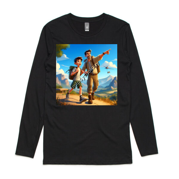 Nature's Bond  - AS Colour Mens Ink Longsleeve Tee Thumbnail