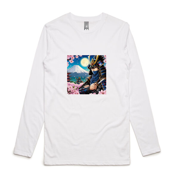 Warrior's Tranquility - Biz Collection Mens Ice Tee - AS Colour Mens Ink Longsleeve Tee Thumbnail