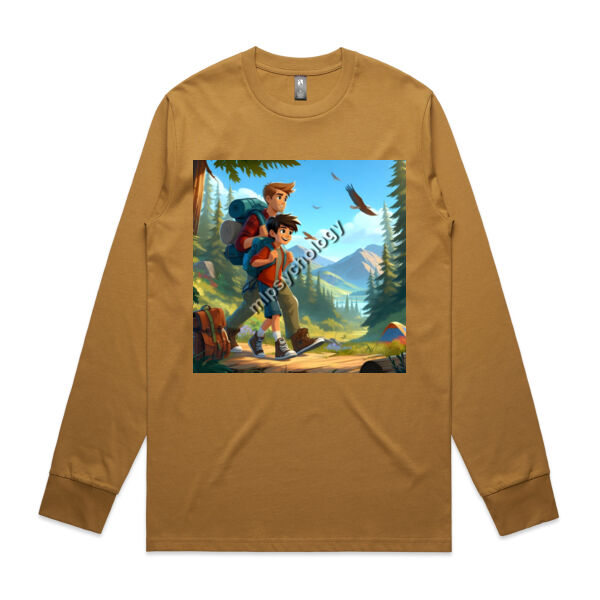 Adventure Awaits  - AS Colour Mens Classic Long Sleeved Tee Thumbnail