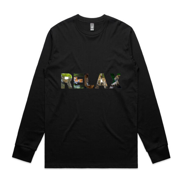 Relax - Wild Cats - AS Colour Mens Staple Longsleeve Tee Thumbnail