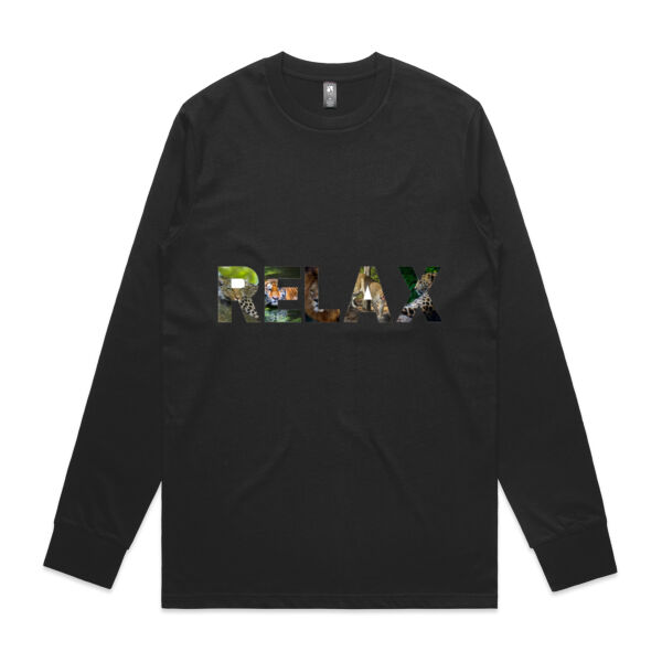 Relax - Wild Cats - AS Colour Mens Classic Long Sleeved Tee Thumbnail