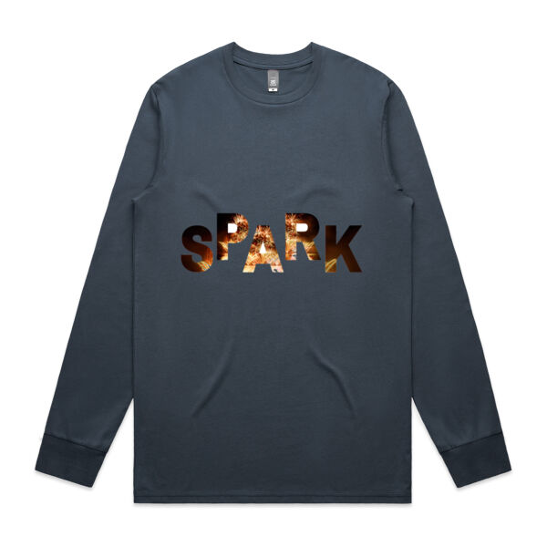 Spark - Fireworks Red - AS Colour Mens Staple Longsleeve Tee Thumbnail