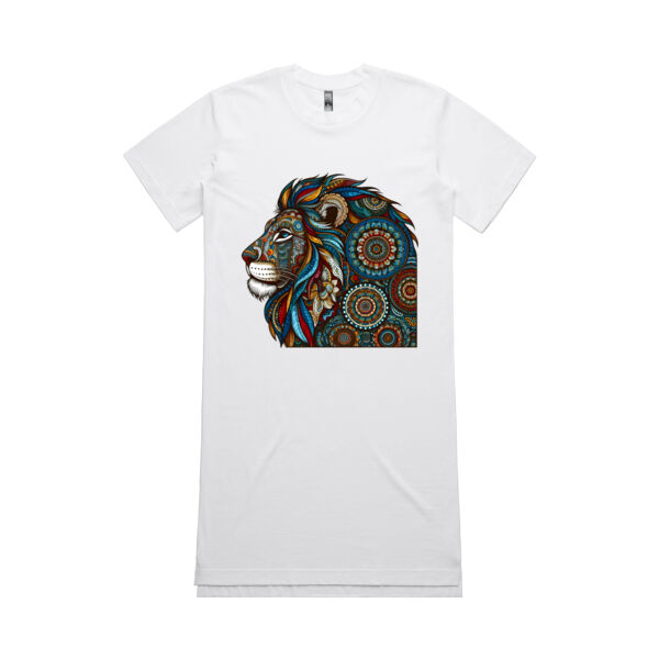 Lion Mandala - AS Colour Womens Oversized Dress Thumbnail